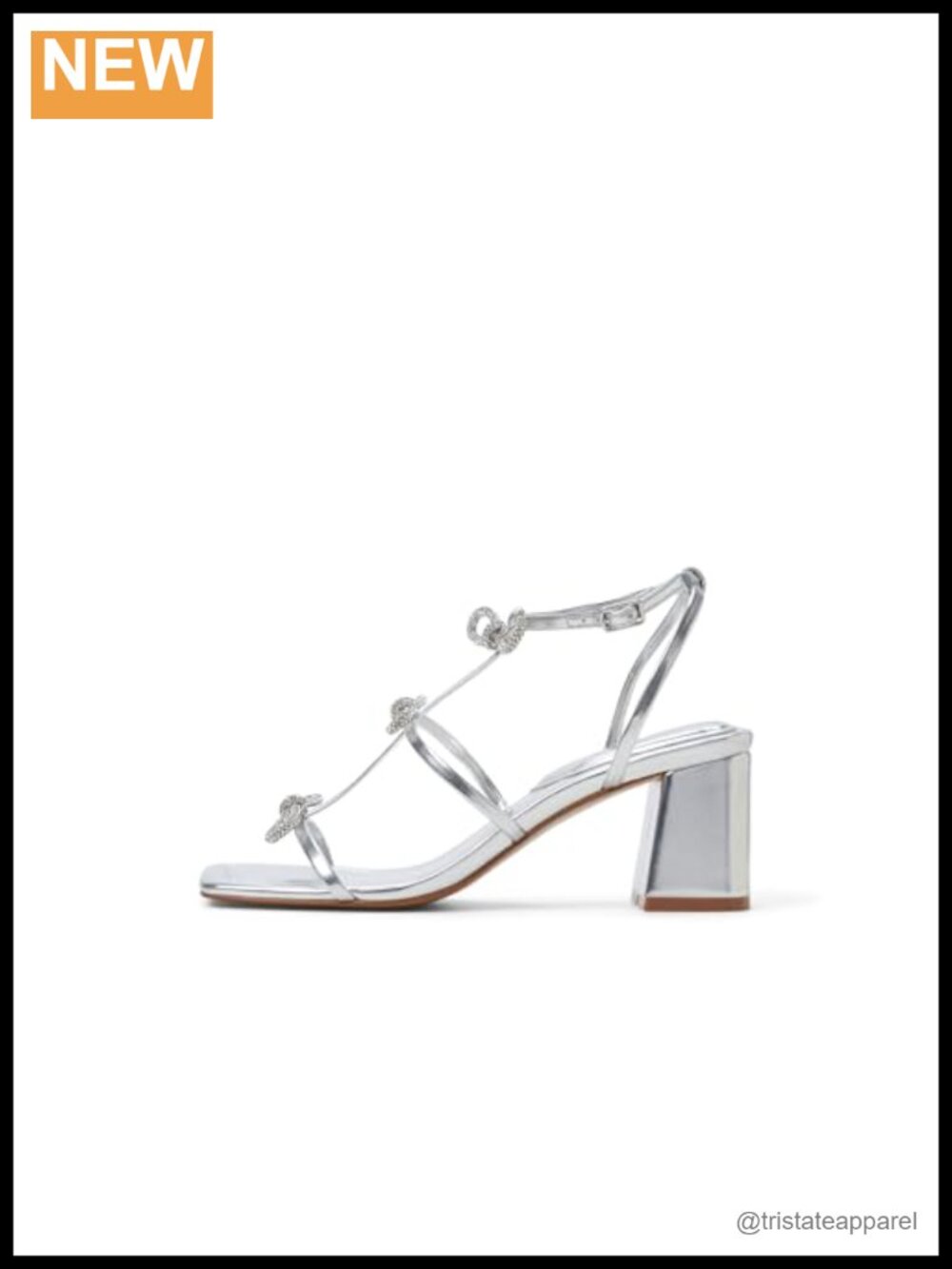 Heeled Block Heel Slingback Sandal Square Toe Buckle Synthetic